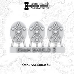 Oval Axe Shied Set